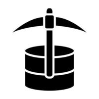 Data Mining Icon Design vector