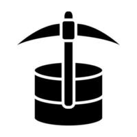 Data Mining Icon Design vector