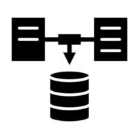 Data Collection Icon Design vector