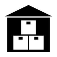 Warehouse Icon Design vector