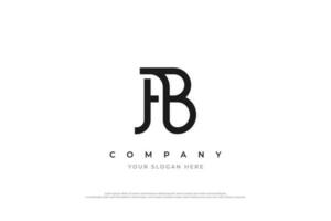 Initial Letter AB Monogram Logo Design Vector