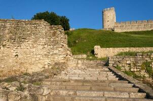 Old stairs of castle photo