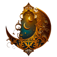 ai génératif eid carte png transparent