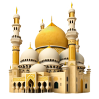 ai génératif islamique mosquée gratuit illustration png