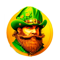 Saint Patrick's day with cute leprechaun png