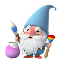 cute Easter gnome icon png