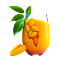 ai generativ mango juice illustration png