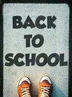 Back to school sign photo