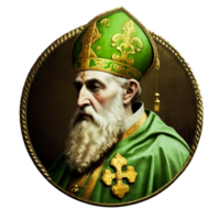 ai génératif Saint patrick évêque des illustrations png