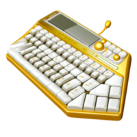 yellow type writer free illustration png