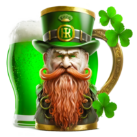 Saint Patrick day set icons png