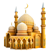 ai generativ schön Moschee Illustration png