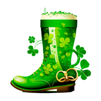 ST Patricks' day with boot png