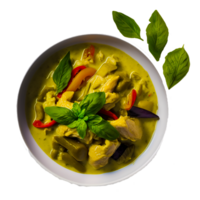 ai generativ thailändisch Kaeng Khiao wan Illustration png