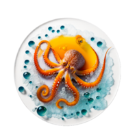 Fried appetizer octopus png
