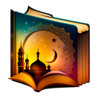 ai génératif Ramadan coran gratuit illustration png