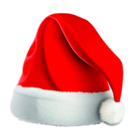 gratuito ai generativo isolato rosso Santa cappello png trasparente