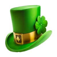 ai génératif st patrick's journée lutin chapeau png