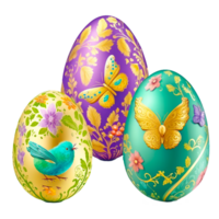 ai generativo colorato Pasqua uovo illustrazione png