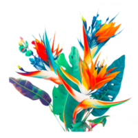 ai generativo paixão flor png