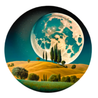 moon light background free ilustration png