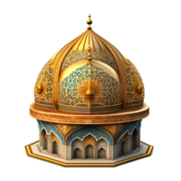 ai generativo al-aqsa mesquita livre ilustração png
