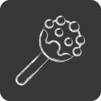 Icon Cake Pop. related to Decoration symbol. chalk Style. simple design editable. simple illustration vector