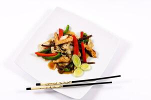 Chines food isolated photo