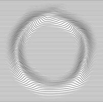 Letter with a linear pattern on a white background wave vector