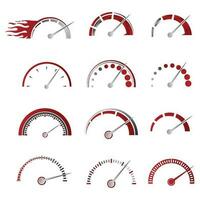 Speed logo icon set vector symbol.