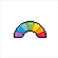 color palette in pixel art style vector