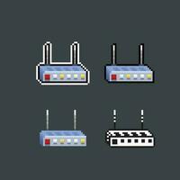 pixelated router with different style vector