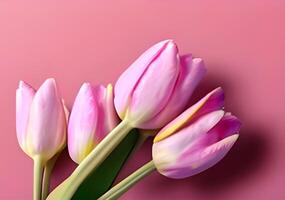 Beautiful heart made of beautiful pink roses on a blue background. I love you photo