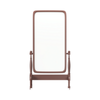 Brown Dressing Table Icon In 3D Render. png