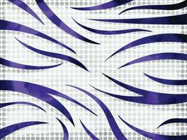 Polka dots gray vector background with purple zebra decorative pattern isolated on horizontal landscape template