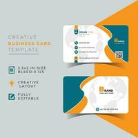 Vector Modern Creative and Clean Business Card Template