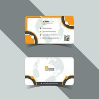 Modern Creative and Clean Business Card Template. vector