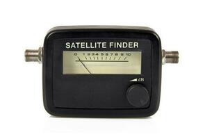 Satellite finder on white background. photo