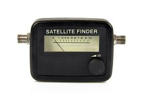 Satellite finder on white background. photo