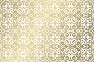 Ethnic pattern with golden color. Vector illustration that suitable for background, wrapping, fabric, wedding, poster, banner, etc