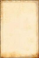 Antique yellowish parchment paper. photo