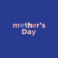 World Mother's Day image design logo vector