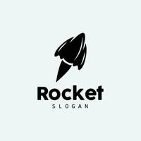 Rocket Logo Design, space exploration vehicle vector