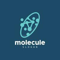 Neuron Logo, Molecule Logo Design, Vector AND, Template Illustration