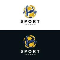 vóleibol logo, deporte sencillo diseño, mundo Deportes torneo vector, ilustración símbolo icono vector