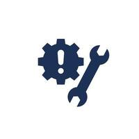 fixing errors or technical problems icon vector