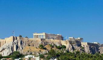 Parthenon temple on Athenian Acropolis photo