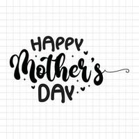 Happy Mother's Day T-shirt Design vector