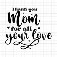 Happy Mother's Day T-shirt Design vector