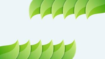 modern background with green gradient and leaf vector